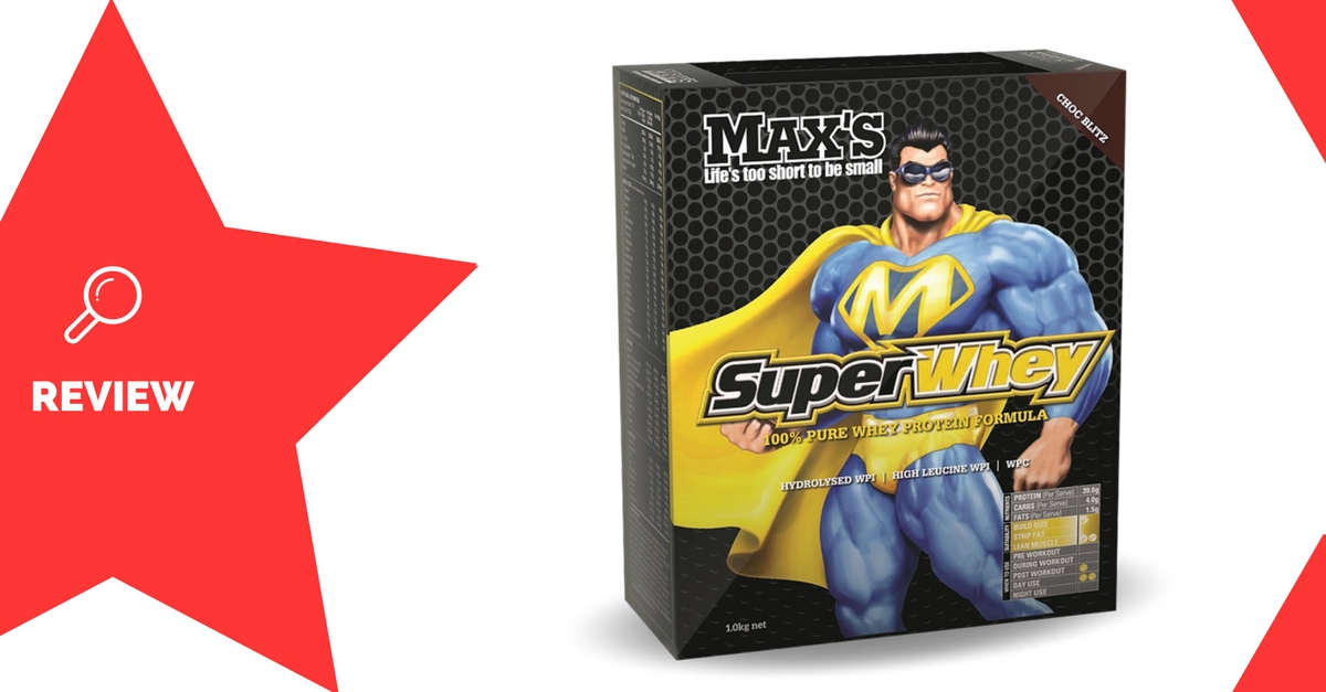 Max’s Super Whey Protein Powder Review